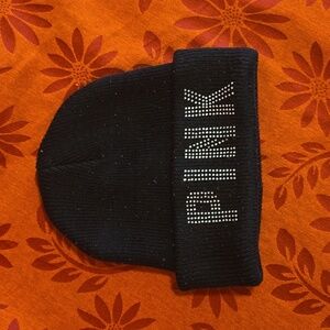 PINK Beanie w/ Bling